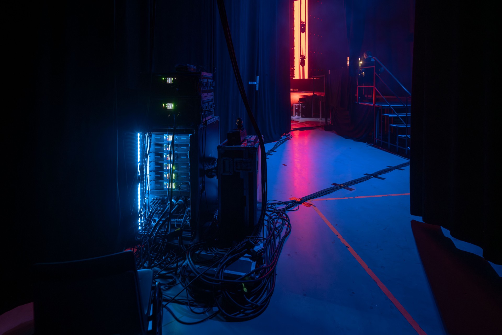 Backstage Equipment Area